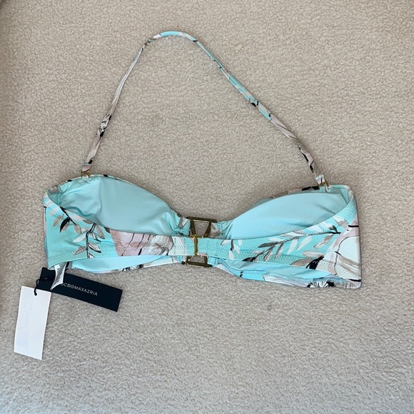 Teal Blue BCBGMAXAZRIA two piece bikini bathing suite - Picture 4 of 8